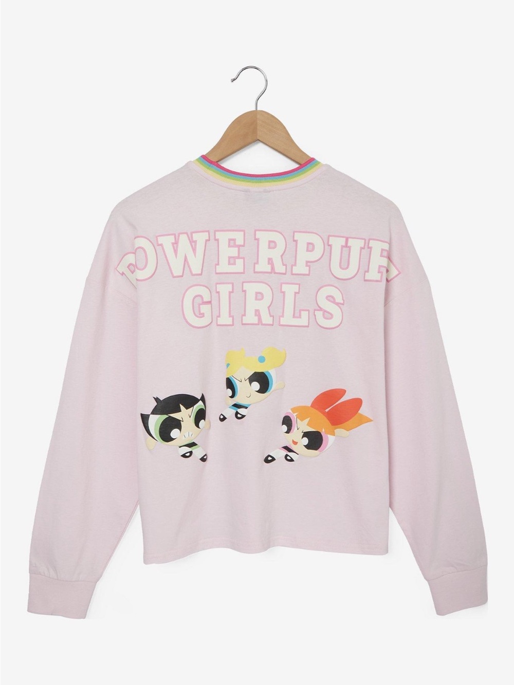 Powerpuff Girls Pink Graphic Long-Sleeve Top